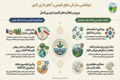 اینفوگرافیک دیپلماسی سازمان منابع طبیعی و آبخیزداری کشور 