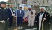 مراسم درختكاري در شهرستان قدس