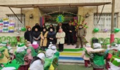   دبستان دخترانه حاج مرتضی جهان  میزبان جشن کاشت بذر و توزیع نهال