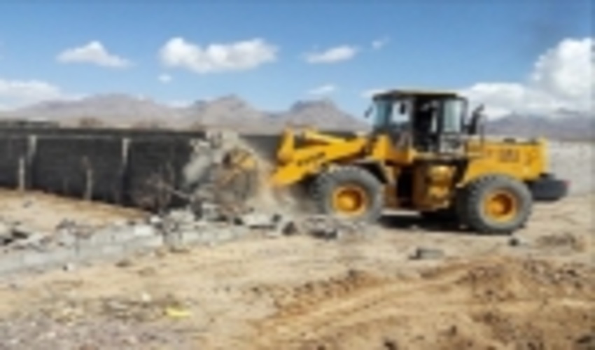 1000 مترمربع از اراضي ملي شهرستان دماوند رفع تصرف شد