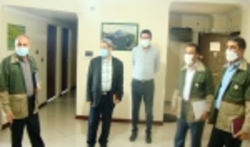 بازدید محمدرضا همتی مدیرکل حوزه ریاست سازمان جنگل ها مراتع و آبخیزداری کشور و هیئت همراه از پرسنل اداره کل منابع طبیعی و آبخیزداری استان تهران 