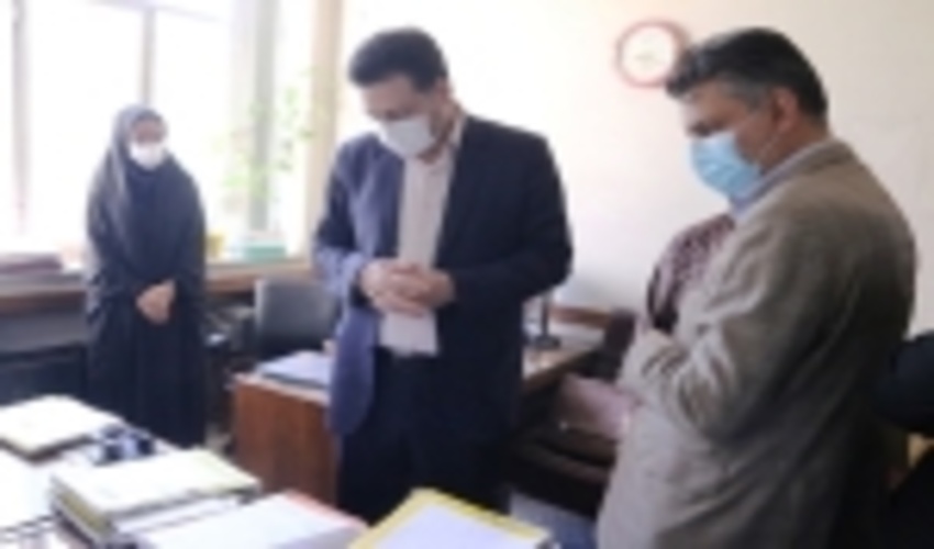 بازدید سرزده فرماندار از اداره منابع طبیعی شهرستان ری