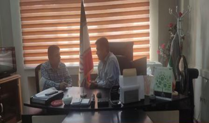 دیدار و گفتگو با   رئیس اداره منابع طبیعی و آبخیزداری شهرستان های  ورامین و قرچک 