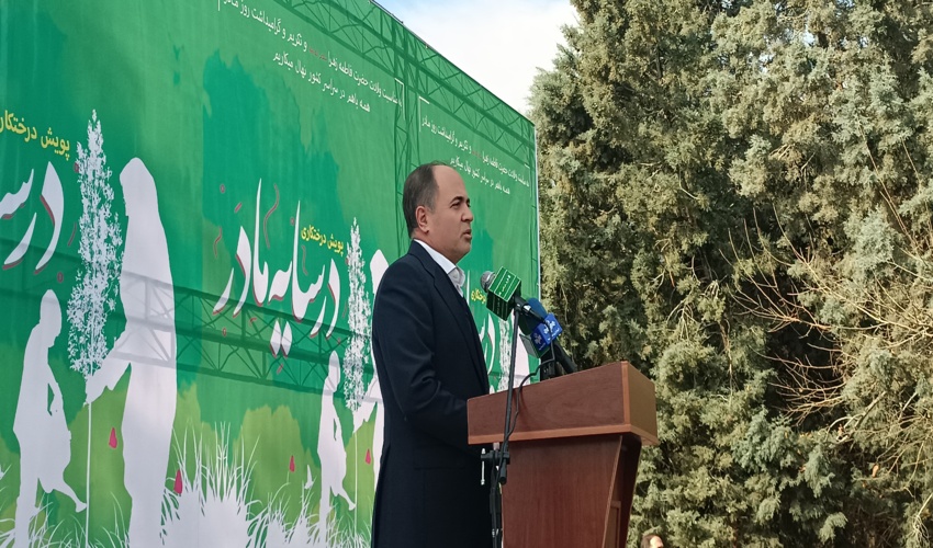 پویش درختکاری سایه مادر با حضور وزیر جهاد کشاورزی در پارک جنگلی خرگوش دره