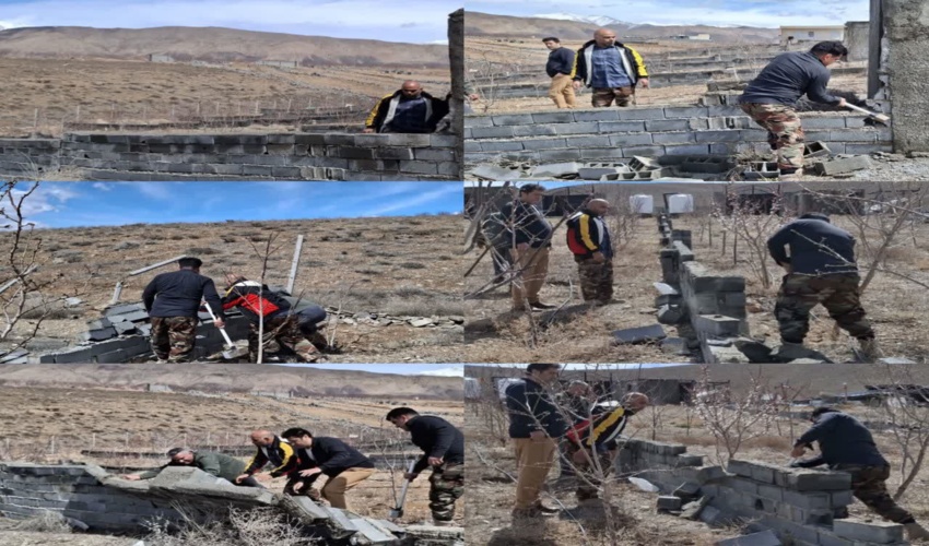 رفع تصرف از اراضی ملی سربندان توسط مأموران یگان حفاظت منابع طبیعی دماوند